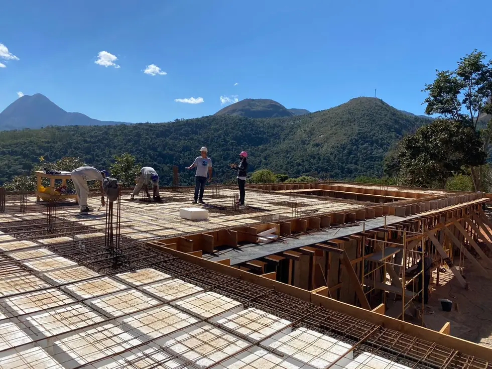 Preparo de laje e concretagem — NS Engenharia